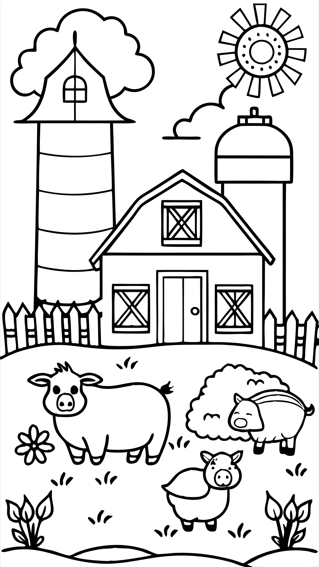 old macdonald had a farm coloring pages